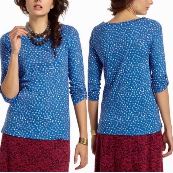 Anthropologie Tops - Anthropologie || Postmark Quarter Sleeve Blouse